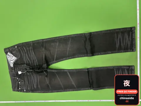 Ghost Claw Black Wax Coated Jeans