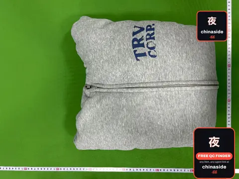 Blue-Gray Plaid Double-Sided Hoodie