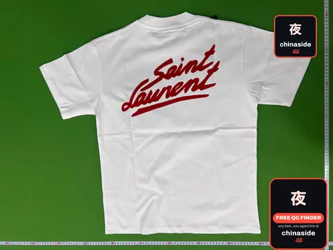 Letter Embroidery Flocking Tee