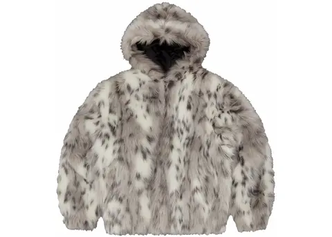 Corteiz Hooded Fur Jacket