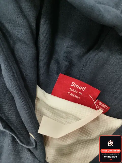 QC photo: Supreme Heated Waffle Hoodie