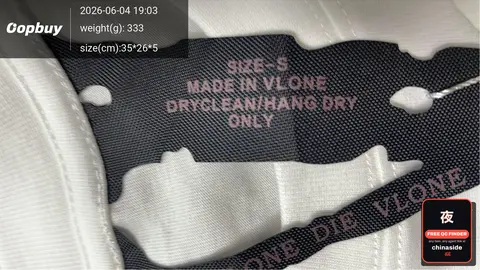 Vlone Big V Logo Long Sleeve T-Shirt