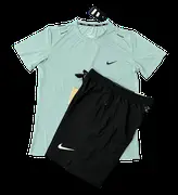 Nike Set - Mint Tee & Black Shorts