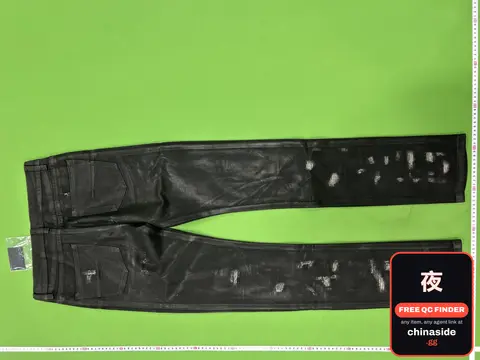Destroyed Wax Brushed Slim Fit Pants