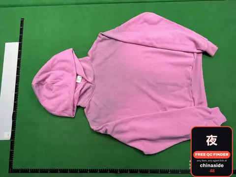 1996 Pink Distressed Hooded Sweatshirt