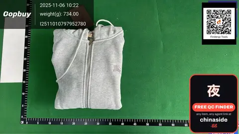 Grey Zip Hoodie