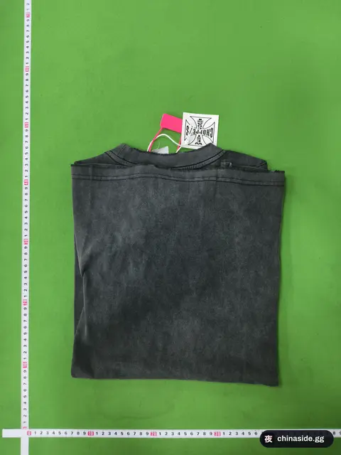 American Style Washed Old Print T-Shirt