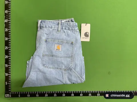Washed Tooling Denim Shorts