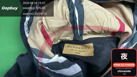 Burberry Check Trench Coat
