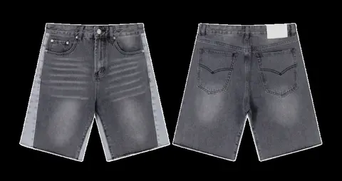 Gallery Dept Shorts - Grey Denim