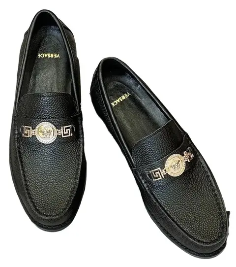 Versace Shoes - Black Medusa Loafer