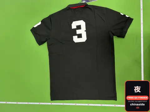 Black Jersey With Number 3