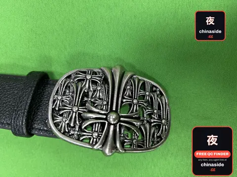 Lion Head Cross Tombstone Star Style Genuine Leather Belt