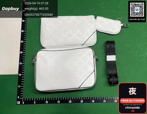 Louis Vuitton White Accessories Set