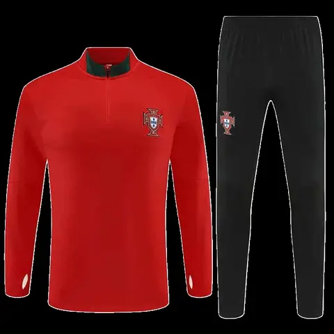 2526 season Portugal Half zip training suit set