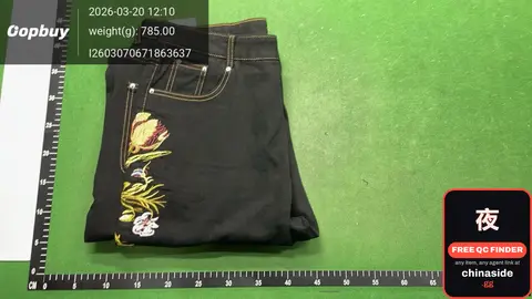 Embroidered Floral Jeans