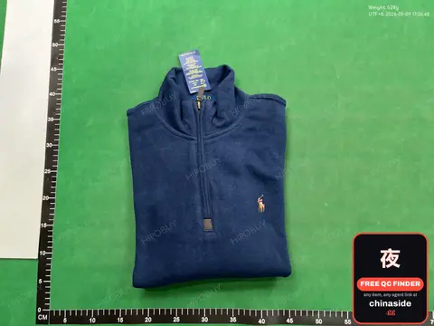 Colored Pony Quarter-Zip Pullover