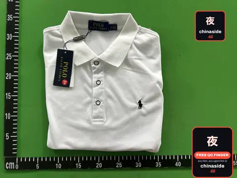 Polo Shirt White Black Label