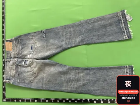 Erd25fw Antique Blue Washed Jeans