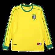1998 season Brazil home Long sleeved retro Fan version