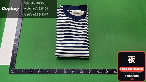 Y-RV Venice Deep Blue Striped T-Shirt