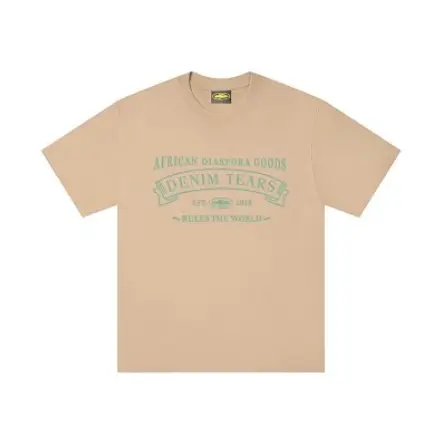 Corteiz Tee - Tan Tonal Print