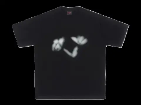butterfly white tee