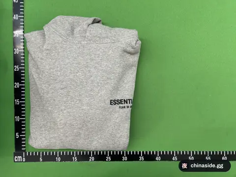 FOG Essentials Flocked Letter Hoodie