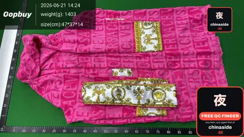 Versace Pink Hoodie