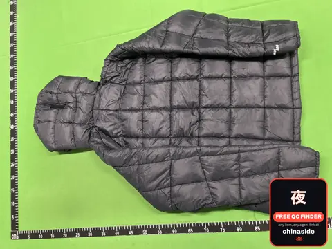 Color Blocking Down Coat