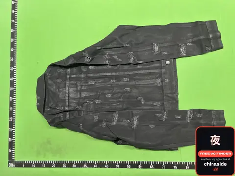 Hedi Slimane Style Distressed Denim Jacket
