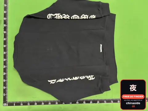 Ch Sanskrit Embroidery Half-Pull Hoodie