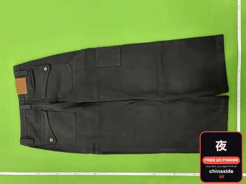 Exp Black Washed Coil Pants