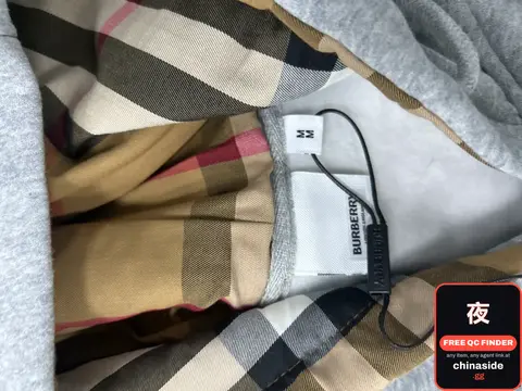 Burberry Check Hoodie