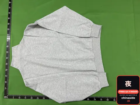 Flower Gray Quarter Zip Sweater