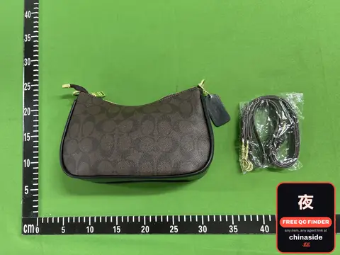 Coach Signature Print Shoulder Bag