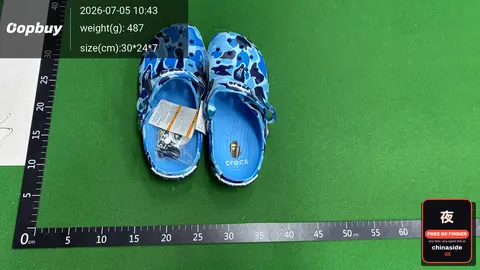 Cross Camo Ape Head Clogs