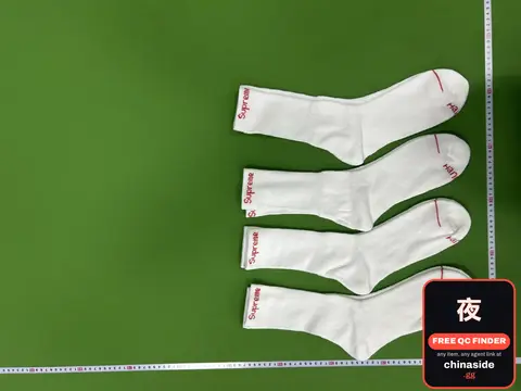 Supreme White Socks