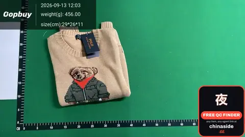 Lauren Style Bear Jacquard Sweater