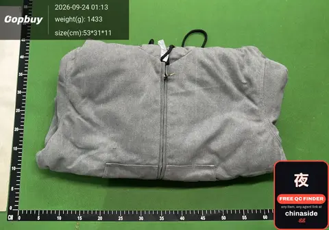 Grey Fleece Zip Hoodie