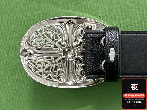 Decorative Cross Belt Buckle