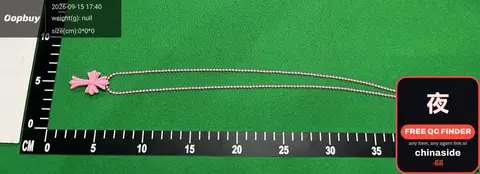 Pink Cross Necklace