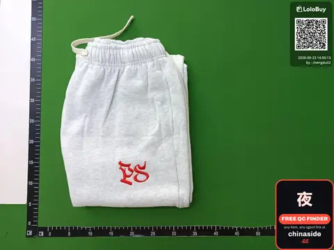 Pepe Studio Baggy Pants Red Embroidered Sweatpants