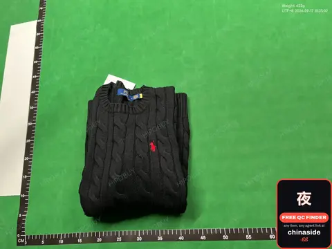 Black Cable Knit Sweater