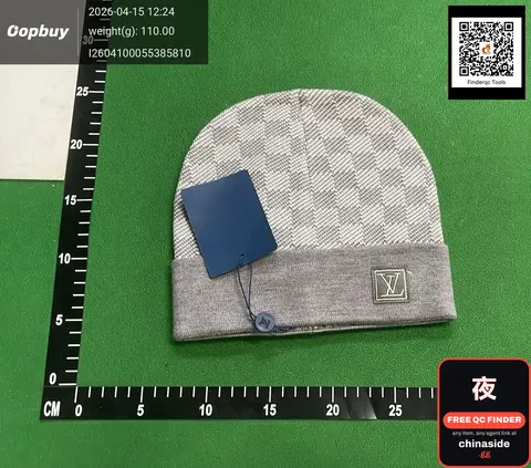 Louis Vuitton Checkered Beanie
