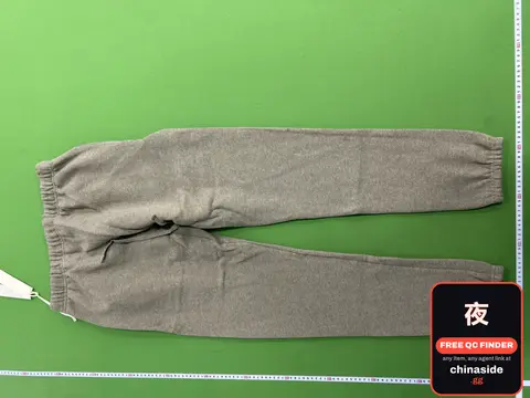 Brushed Silver Silicone Casual Pants