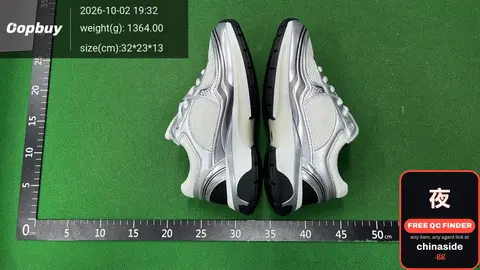 Silver and Black Sneakers