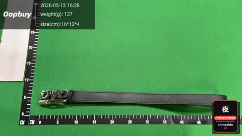 Dvd Letter Metal Buckle Belt