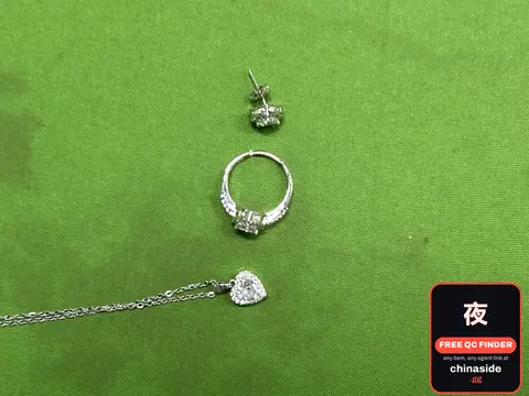 Pandora Moissanite Heart Jewelry Set
