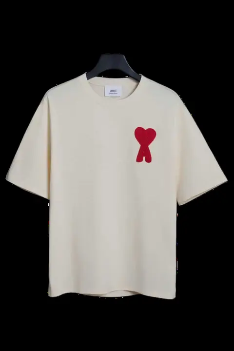 Ami Tee - Stone Red Heart